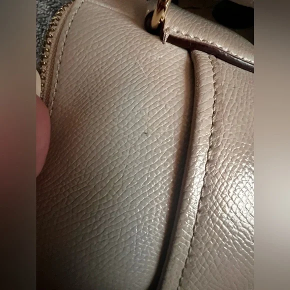 Coach Cora beige and white Dome crossbody bowler bag - Picture 7 of 9